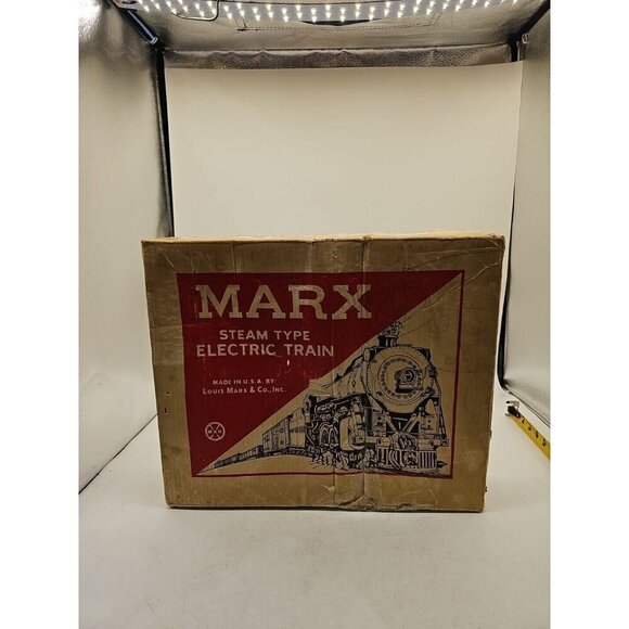 ANTIQUE Marx Steam Type Electric Train 14350 Louis Marx and Co made in USA - Picture 1 of 13